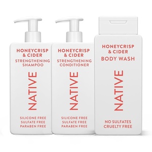 image:imageNative Hair amp Body Care Set  Honey Crisp amp Cider  Sulfate Free Shampoo Strengthening Conditioner amp SkinLoving Body Wash  Naturally Derived Ingredients  3Piece BundleHoneysuckle