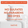 image:imageNative Gentle Facial Cleanser for Sensitive Skin Fragrance Free Sulfate Free with Vitamin B3 and Aloe Dermatologist Tested 125 FL OzBrightening
