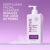 image:imageNative Gentle Facial Cleanser for Sensitive Skin Fragrance Free Sulfate Free with Vitamin B3 and Aloe Dermatologist Tested 125 FL OzDeep Clean