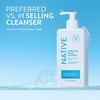 image:imageNative Gentle Facial Cleanser for Sensitive Skin Fragrance Free Sulfate Free with Vitamin B3 and Aloe Dermatologist Tested 125 FL OzHydrating