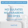 image:imageNative Gentle Facial Cleanser for Sensitive Skin Fragrance Free Sulfate Free with Vitamin B3 and Aloe Dermatologist Tested 125 FL OzHydrating