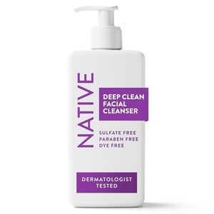 image:imageNative Gentle Facial Cleanser for Sensitive Skin Fragrance Free Sulfate Free with Vitamin B3 and Aloe Dermatologist Tested 125 FL OzDeep Clean